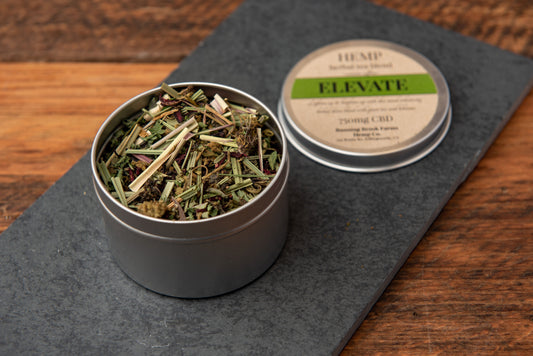 ELEVATE hemp herbal green tea
